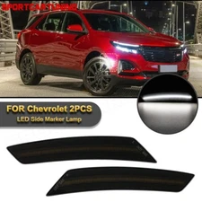 Smoked White LED Side Marker Light for Chevy Equinox Gen III 22-2024 LS Sport 4D