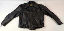 Harley Davidson Leather Motorcycle Jacket An American Legend Mens XL Made In USA