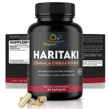 Poudre bio Haritaki Terminalia Chebula Bibhitaki Harad 1500 mg 60 gélules