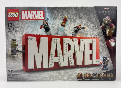 LEGO Super Heroes: Marvel Logo & Minifigures (76313) NEW/SEALED!