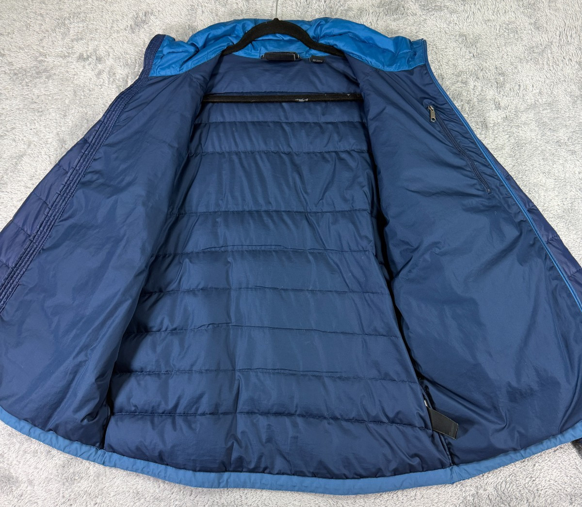 Marmot Ares Down Jacket Puffer Coat 600 Down Fill Blue Mens Size Medium Ski View 4