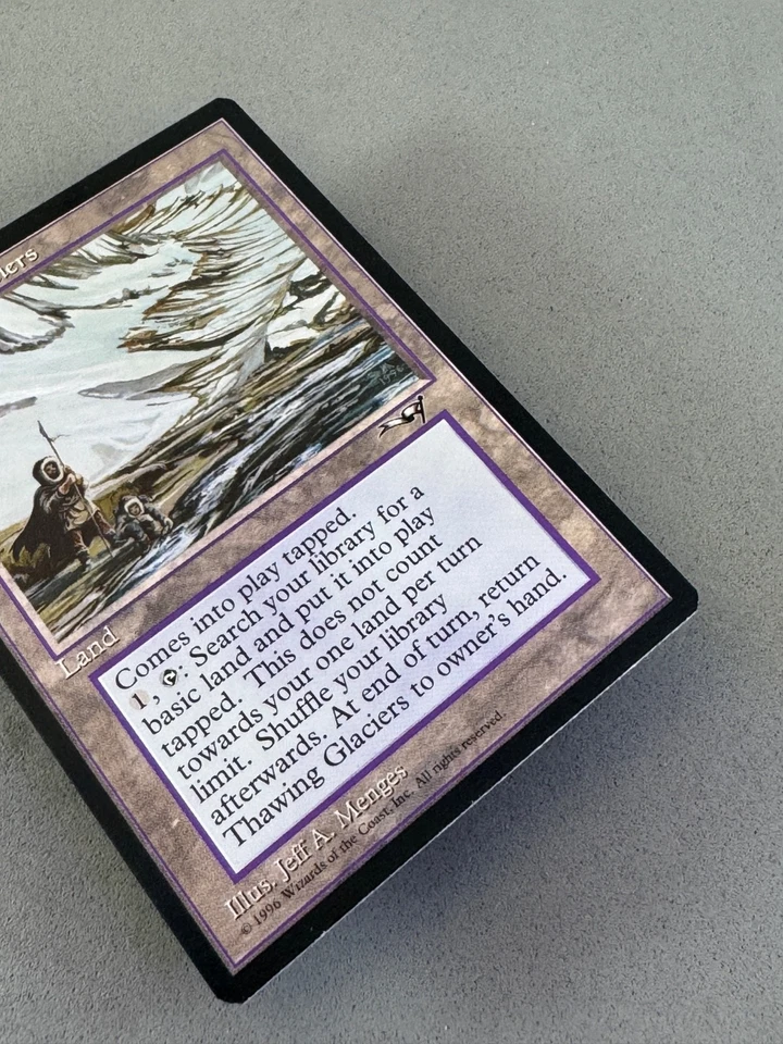 Thawing Glaciers Alliances MTG —Never Played Near Mint—Vintage RESERVE LIST - Image 4 of 4