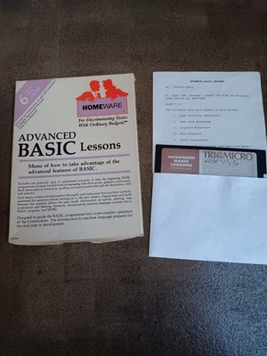 Commodore 64 Advanced Basic Lessons Computer Software Tested/Works
