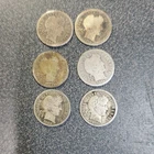 Barber Dime Silver 10C Coins Lot of 6  #267