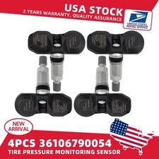 Set of 4PCS Tire Pressure Sensor TPMS Fits For BMW MINI # 36106790054 433MHz