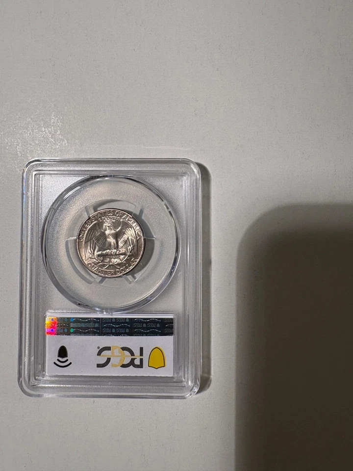 1947 D 25C Washington Quarter PCGS MS66 w/Some Peripheral Toning - Image 3 of 4