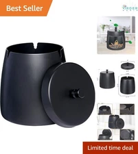 Outdoor Stainless Steel Ashtray Large Windproof Waterproof Modern Decor