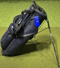 NEW Mizuno Golf Pro Stand Carry Bag 5-Way Divider w/ Rain Cover Color: NAVY