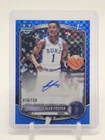 CALEB FOSTER 2025-26 BOWMAN CHROME U 1ST AUTO BLUE X-FRACTOR /150 DUKE Q3714