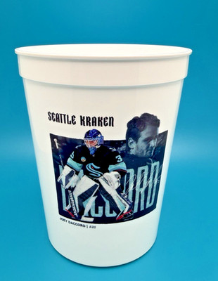Seattle Kraken - Plastic Cup - Fan Appreciation 2026 - Joey Daccord