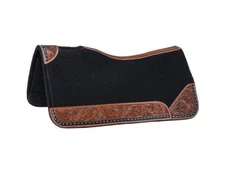 Tough 1 Western Saddle Pad Ranahan Felt Wicking Black 31-99940