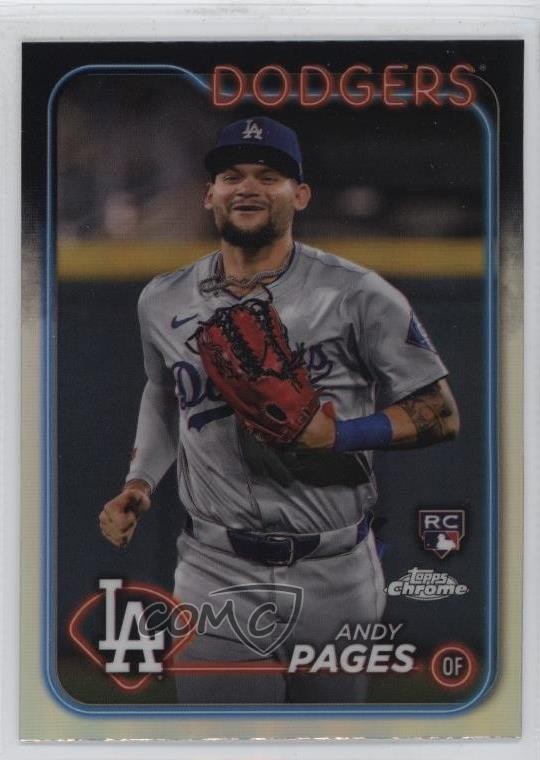 2024 Topps Chrome Update Image Variation SP Andy Pages #USC148 1jk8