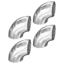 4 Pcs Elbow Pipe Stair Handrail Accessories Exhaust Tubing