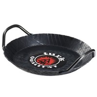 Turk 65928 Schmiedeeiserne Pfanne, Mit 2 Griffen, 28 Cm, Schwarz
