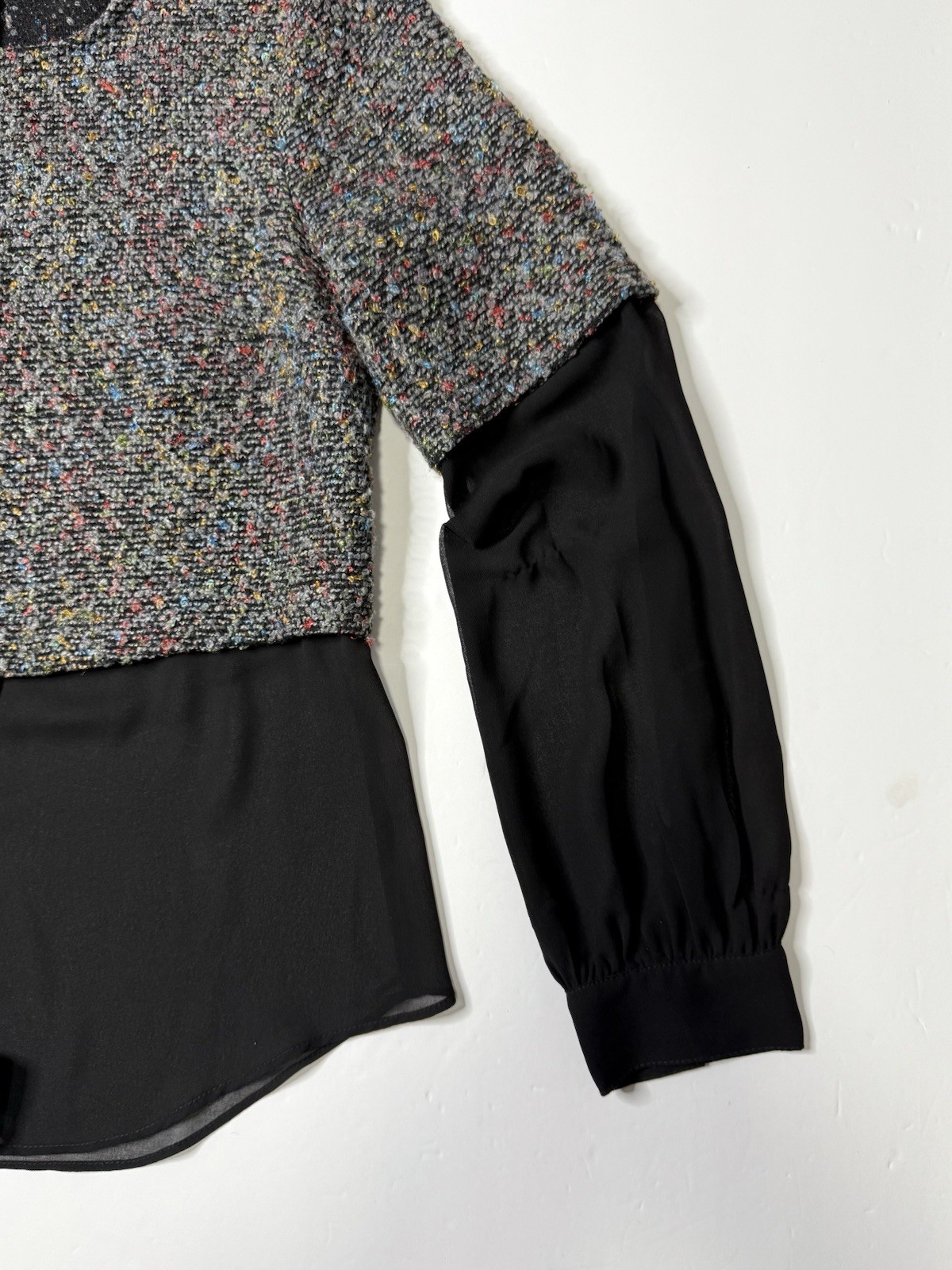 BCBG Generation Black Button-Down Blouse – Size S… - image 3