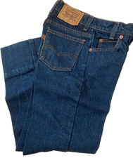 Vintage 90's LEVIS Boys sz 12 Slim 416-0217 Jeans Orange Tab  Hemmed