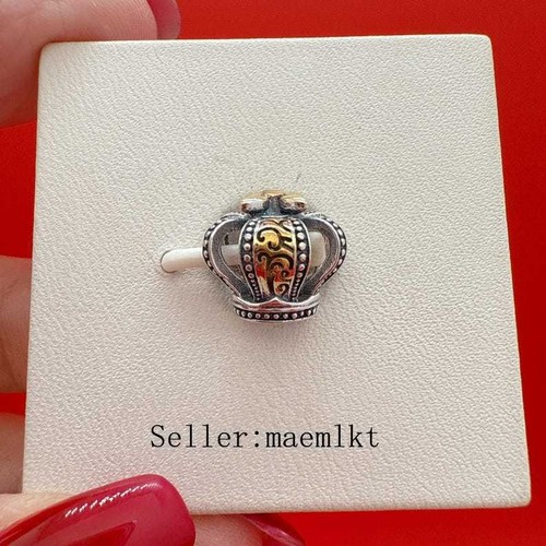 New 925 Sterling Silver Regal Crown Charm,Charm for bracelet