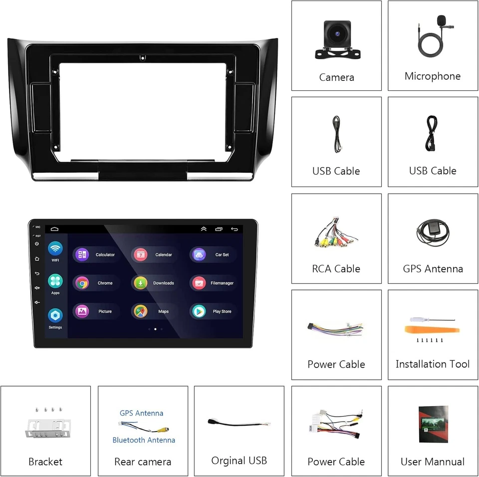 Hi-Fi Android Car Stereo with Wireless Carplay Android Auto for Nissan Sentra Sy - Image 2 of 4