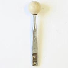 HURST Early USA made 8" Chrome Steel Stick 7238 w/ original 4 Speed knob