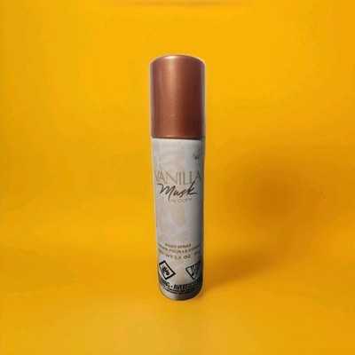   Coty Vanilla Musk 2.5oz Body Deodorant Spray Women Perfume Mist NEW  