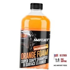 Orange Foam Car Wash Soap   pH Balanced Super Soapy Shampoo  Surface 16 FL OZ