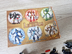 LEGO Bionicle Stronius 8984 Glatorian Legends 100% complete with canister ins...