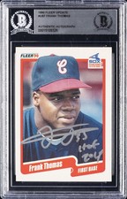 1990 FLEER UPDATE #U-87 FRANK THOMAS ROOKIE RC BGS AUTHENTIC