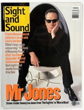Tommy Lee Jones signed Men in Black Magazine beckett coa