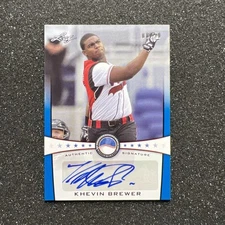 2013 Leaf Power Showcase KHEVIN BREWER #PSA-KB1 Rookie AUTO 08/50 - BASEBALL