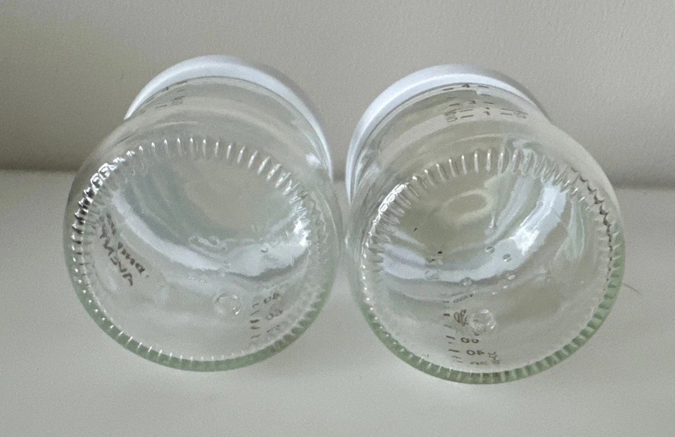 (2) Biberones de vidrio natural Philips Avent 4 oz *SIN TAPA* Foto 4 de 4