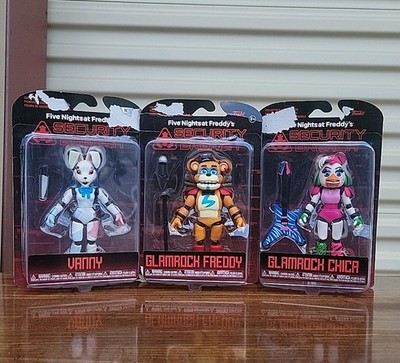 Funko Five Nights At Freddy's Security Breach Action Figure Set of 3 Unopened