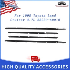 For Toyota Land Cruiser FZJ80 1990-1998 Set Door Belt Weatherstrip Outer
