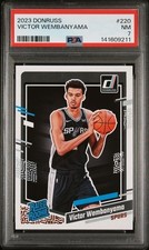 2023-24 Panini Donruss Victor Wembanyama Rated Rookie #220 PSA 7 NM Spurs
