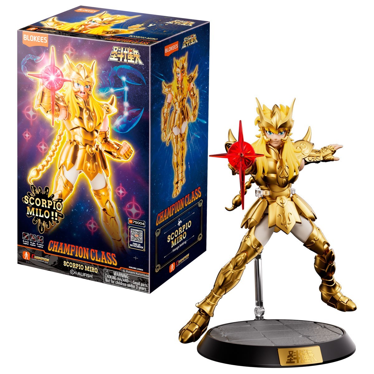 Blokees Figura Champion Class Saint Seiya: Scorpio Miro - Imagen 2