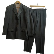 Balmain Paris Men's Suit 2 Piece Regular 42 Black Classic Formal Wear Preloved