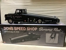 DON’S SPEED SHOP FL GARLITS SWAMP RAT DODGE 1970 D-300 RAMP TRUCK 1/18 ACME 1916