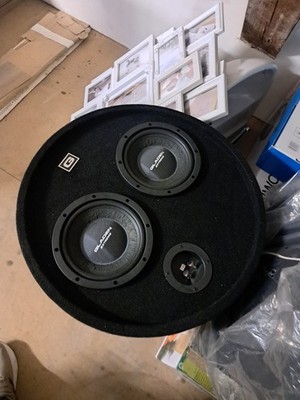 Gladen RS 08 RB Dual 2x20cm 2x8'' Reserveradwoofer NEU