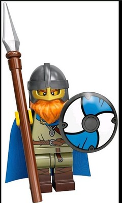 LEGO CMF Serie 20 - Viking / Wikinger - 71027 col20-8, col365