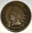 1895 Indian Head Cent Penny Good Condition 1c One Cent US Coin- 2529