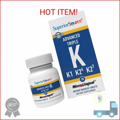 Superior Source Advanced Triple K - Bone Health & Strength Support Supplement -