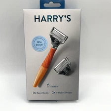 Harry's 1 Razor Handle Plus 2 X 5-Blade Cartridges Ember