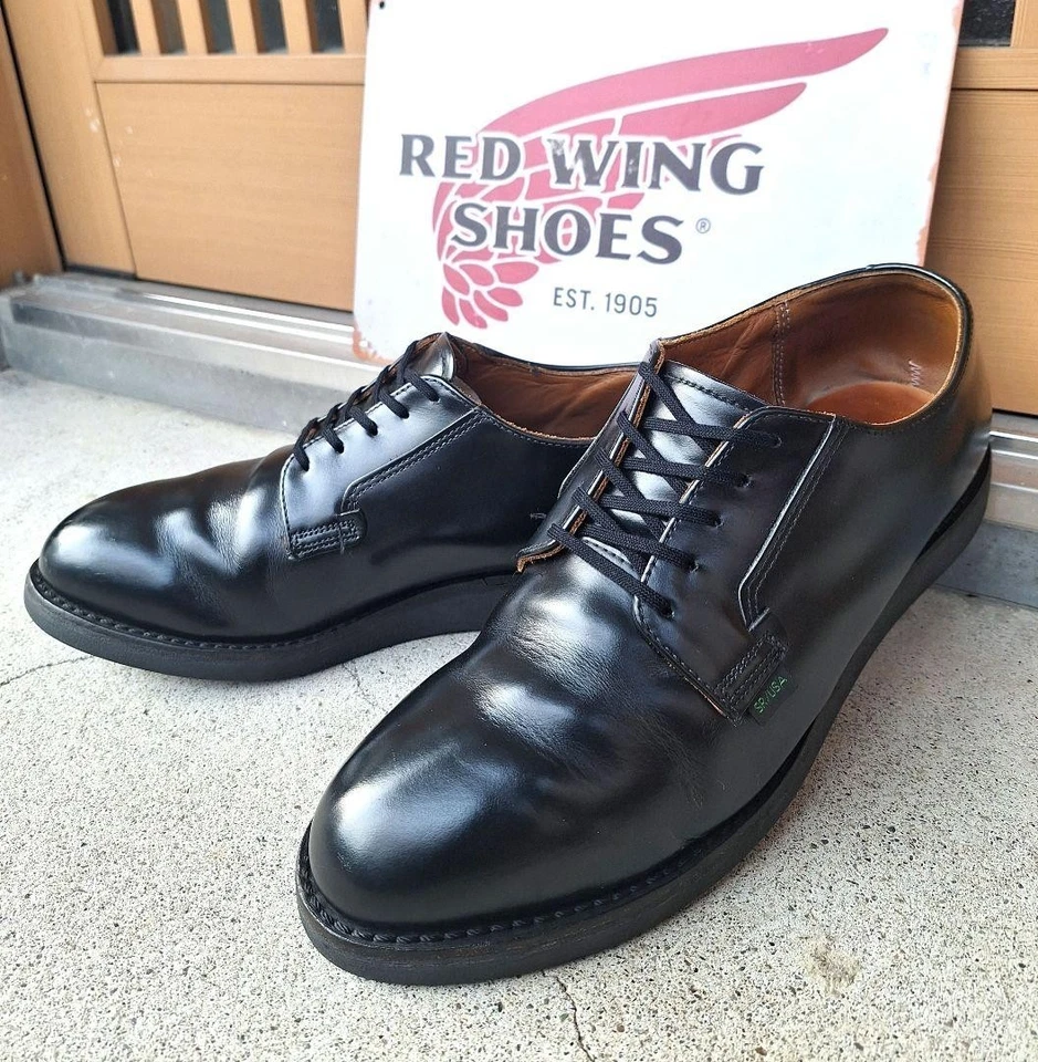 Red Wing Herren US10 D Postman Oxford Arbeitsschuhe 101 schwarz Leder... - Bild 2 von 4