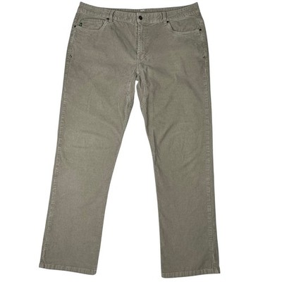 Stio Corduroy Pants Mens Size 40 (40x32) Tan Straight Leg Retro Timeless READ