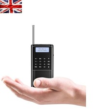 Compact Bluetooth DAB/DAB+ Radio with 110 Station Memory - Ideal for Travel