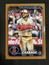 2024 Topps Series 1 Trey Cabbage #321 RC Rookie GOLD Parallel 0231/2024 Angels