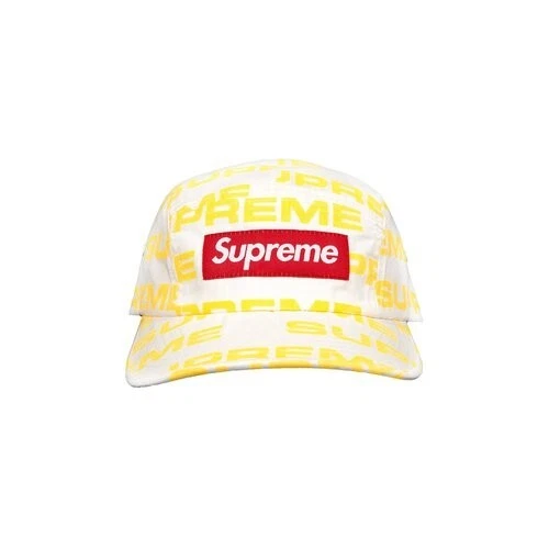 Supreme Reactive Print Camp Cap 'White' berretto cappello NUOVO CON ETICHETTA