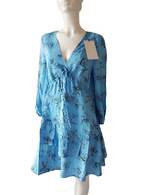 IVY & OAK Kleid Flower Summer Sky Gr.40**NEU*