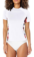 Kanu Surf Womens Size XL Short Sleeve Breeze UPF 50 Active Rashguard