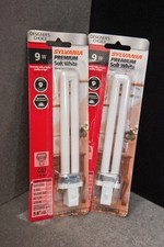Sylvania 9 watt G23 CFL premium Soft White Florescent CF9DS/827/ECO/BL/1