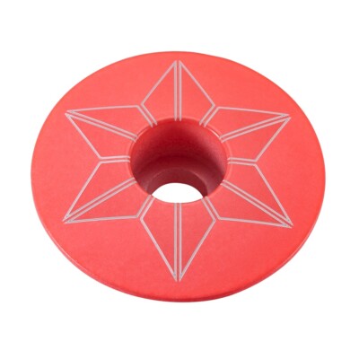 Supacaz Star Capz Top Cap - 1-1/8'' - pulverbeschichtet - koralle